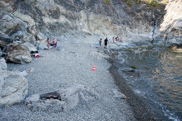 Cala vicino al centro di Banyuls