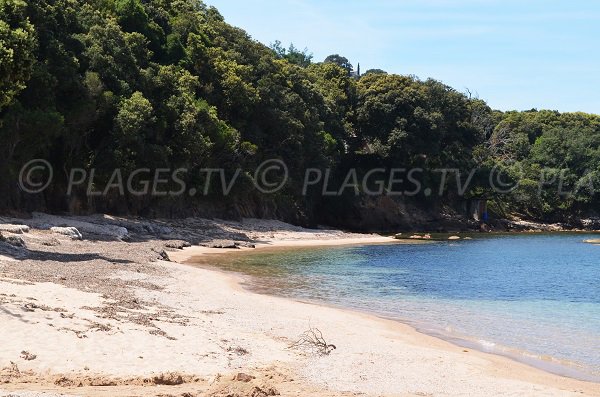 Fine della spiaggia di Orcino a Calcatoggio