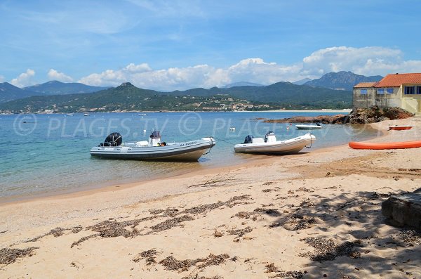 Orcino creek with view on Stagnone beach - Corsica