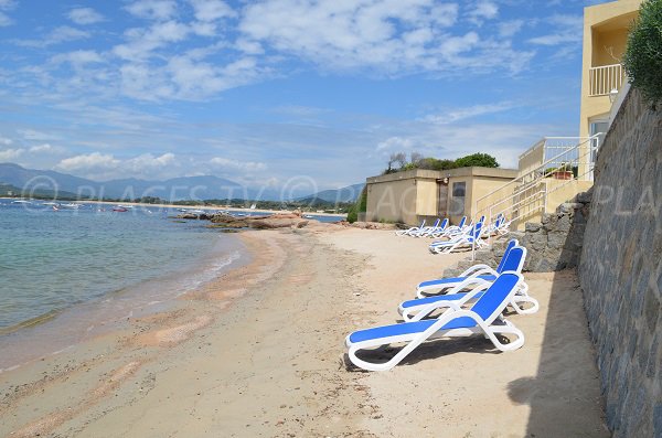 Plage Paradisu à Porticcio