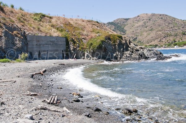 Cove next to Cerbere hospital