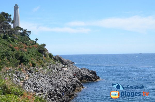 Foto spiaggia del Faro a Saint Jean Cap Ferrat