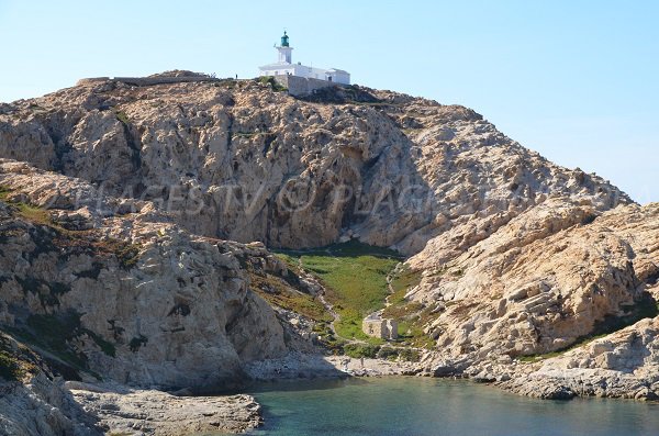 Creek on the Pietra peninsula in Ile Rousse