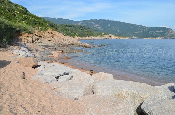 Small cove near Cargèse in Corsica