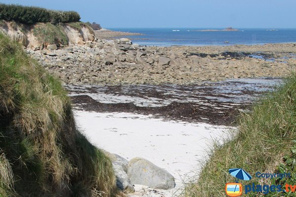 Crique de Poul Gueguen à Santec - Bretagne