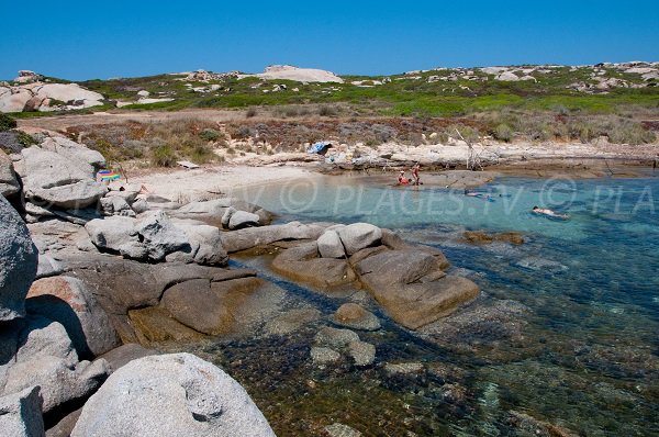 Beautiful cove at the tip of Spanu in Corsica - Lumio