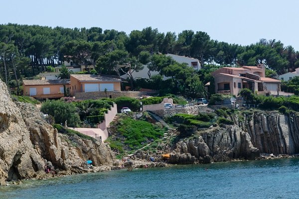 Crique de Ressac à Sanary sur Mer