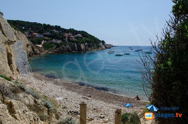 Foto della cricca di Roc Amour a Sanary sur Mer