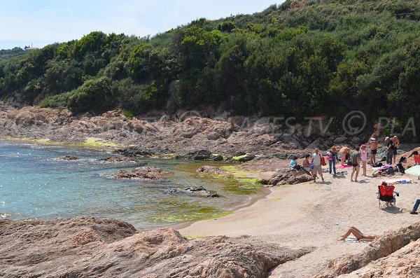 Spiaggia vicino alla Torre di Sagone