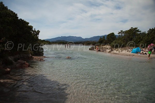 Access to Saint Cyprien cove in Corsica