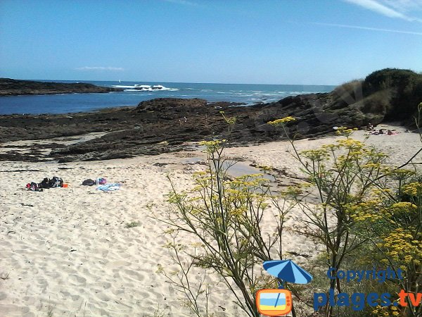 crique des Saisies sur l'ile de Groix