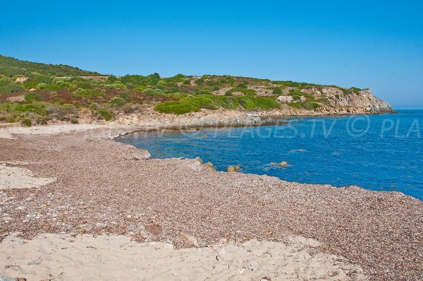 Photo of Saleccia creek in Monticello in Corsica