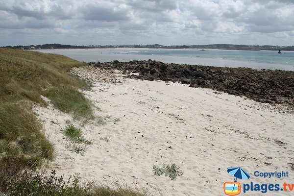 Dunes sur l'ile de Siec à Santec