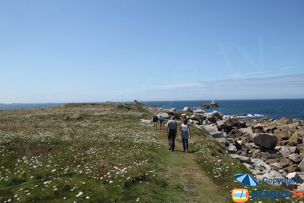 Trail around the island of Sieck - Brittany