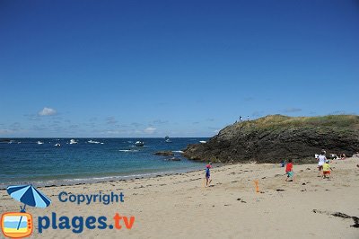 Spiaggia a Saint Malo in Francia