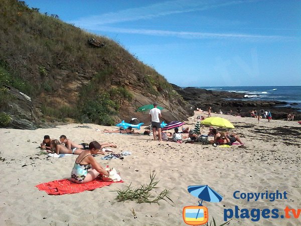 Beautiful cove in the south of the island of Groix