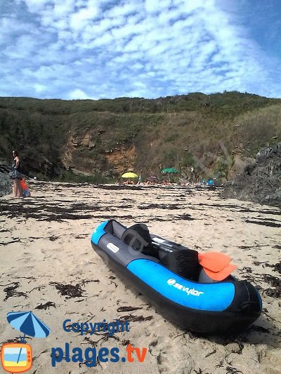 Kayak sur l'ile de Groix