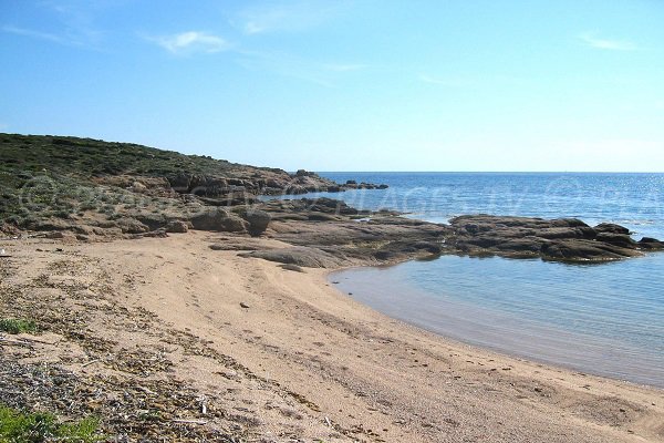 Photo of Testarella cove in Bonifacio in Corsica