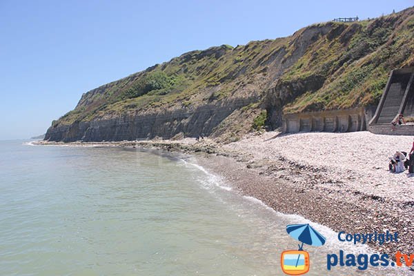 Crique de Port en Bessin en Normandie