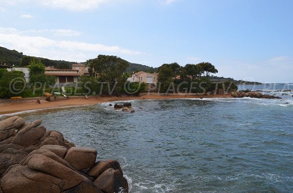 Verghia cove in gulf of Ajaccio