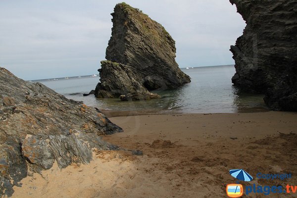 Rocks of Reine Victoria in Belle Ile en Mer