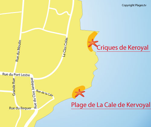 Criques de Keroyal à Damgan