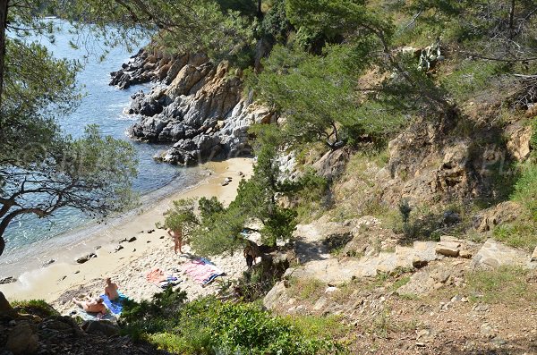 Layet creek in Lavandou in France