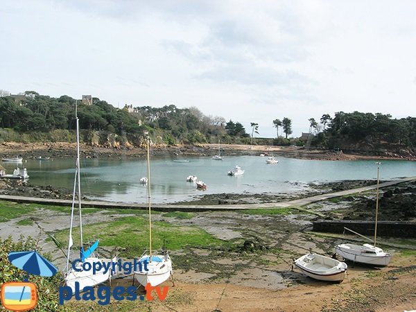 Criques de Port Clos à marée basse