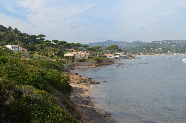 Petites criques de les Sardinaux à Sainte Maxime