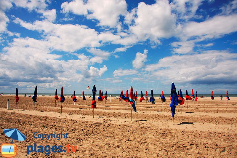 Grande plage de Deauville