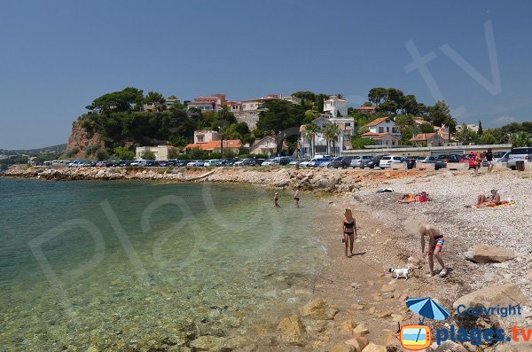 Spiaggia di ciottoli sulla quale i cani sono ammessi - Bandol