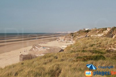 Duna e spiaggia di Leffrinckoucke in Francia