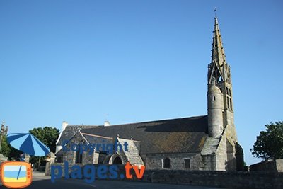 église de St Gorgon à Plovan en Bretagne