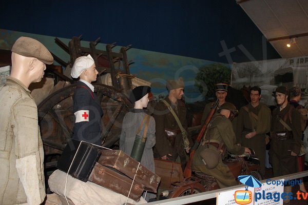 Reconstitution de l'exode civils pendant la seconde guerre mondiale