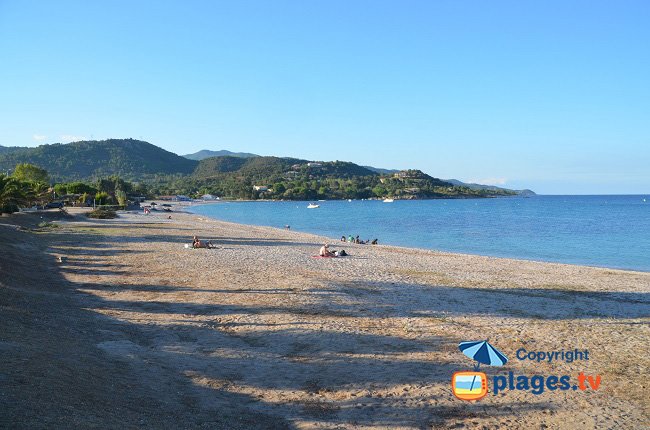 Plage de Favone sur la Côte des Nacres - Conca