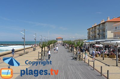 Waterfront in Anglet - beach and promenade