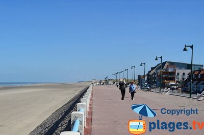 Seaside of Quend-Plage in France