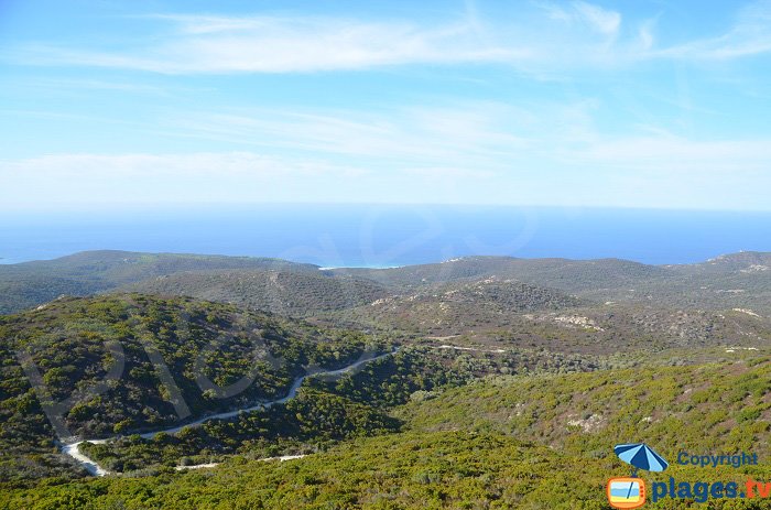 Piste de Ghignu en Corse - Désert des Agriates