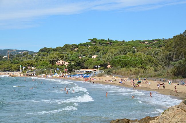 Plage publique du Gigaro à La Croix Valmer