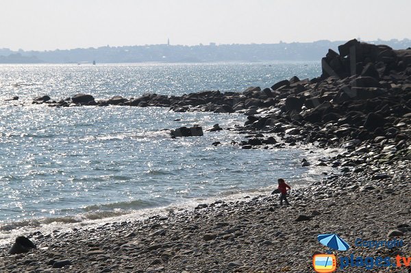 Grève orientée sud-est à Roscoff