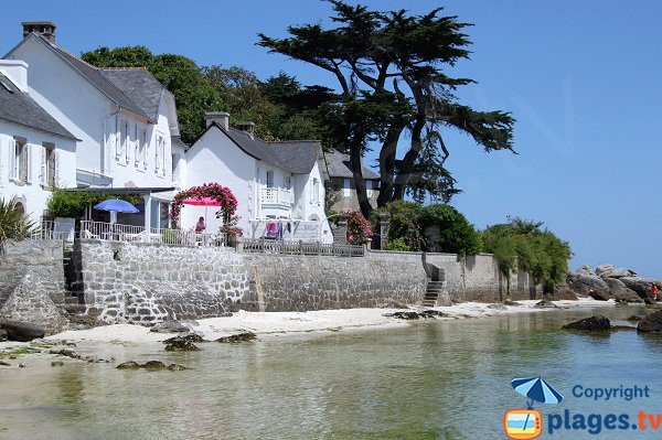 scalette private della Grande Plage di Brignogan