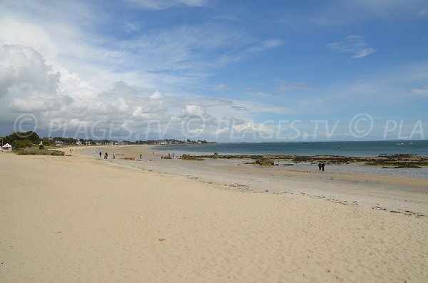 Carnac and its beach - France