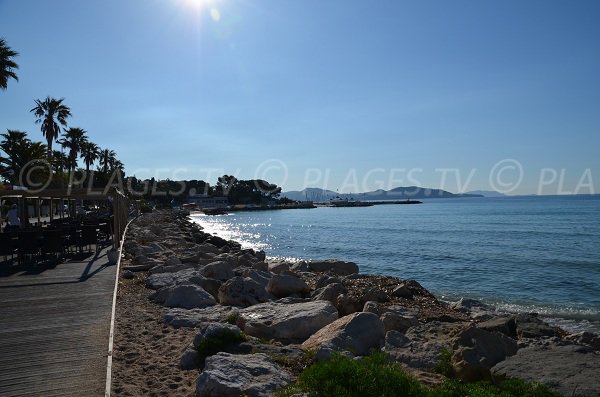 Kitesurfing zone in La Ciotat