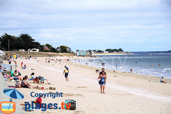 Strand in Damgan an der Grenze zu Sarzeau