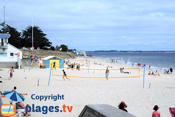 Plage surveillée à Damgan