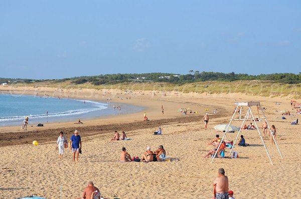 South beach of Domino in Saint Georges Oleron - France