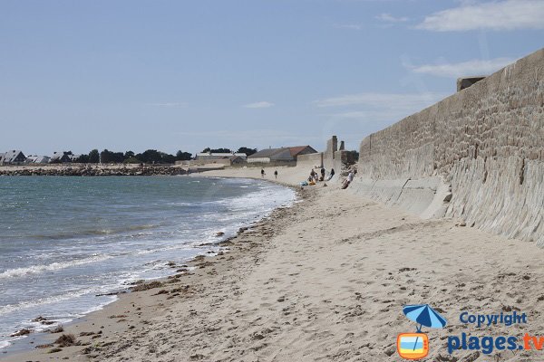 Plage de Gavres en direction de Plouhinec