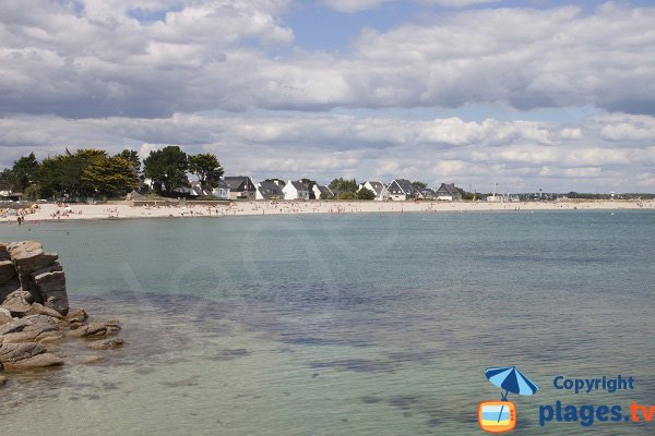 Photo de la Grande Plage de Gâvres en Bretagne