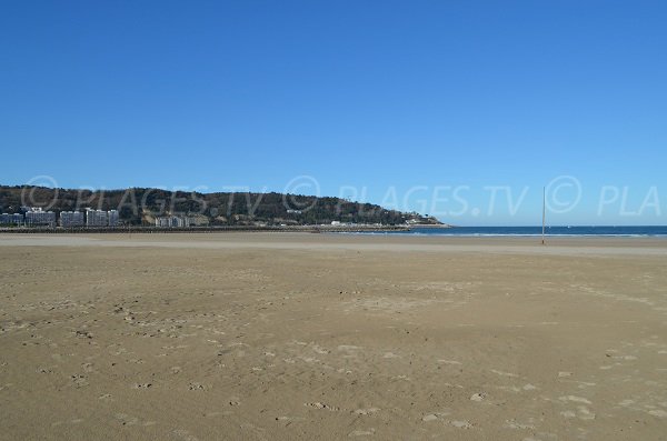 Foto della spiaggia di Hendaye in Francia