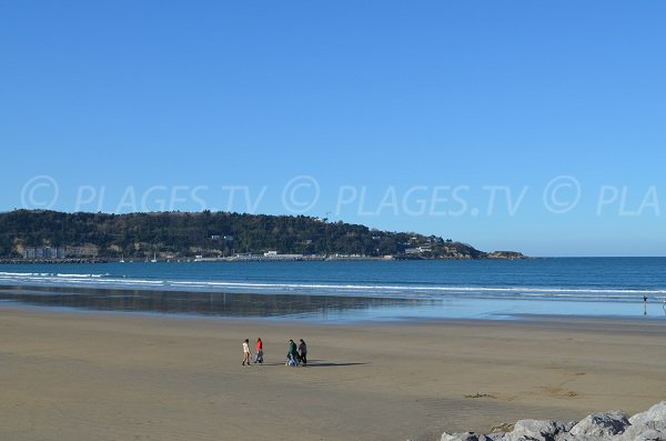 Beach of the Basque Coast - Hendaye - France